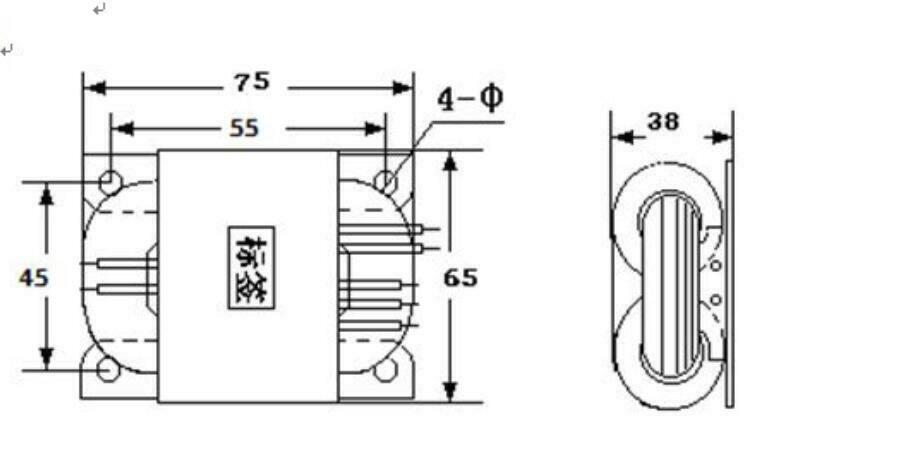 DIYERZONE 20VA Pure Copper R-core Transformer 6V / 9V /12V /15V/ 18V L16-2-1