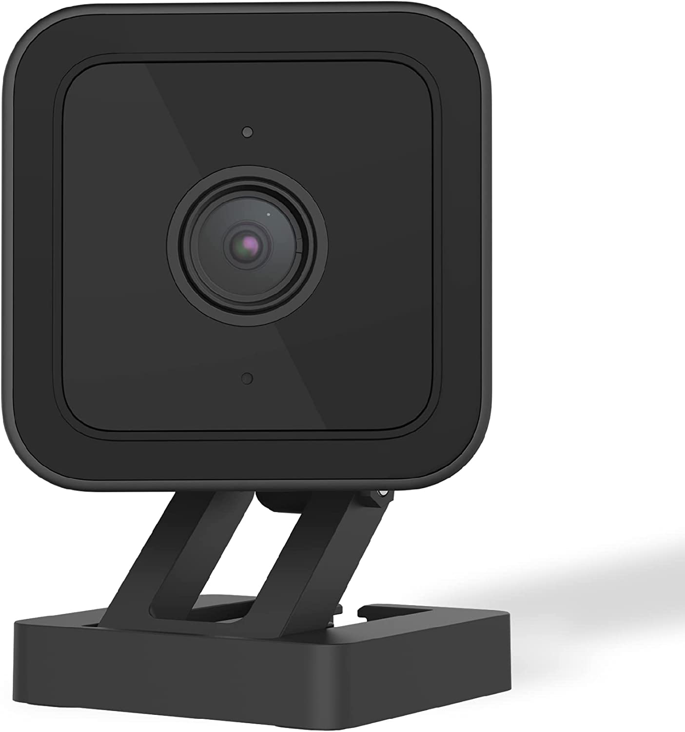 Wyze cam  v3 med farvenattesyn, trådløst 1080p hd-videokamera til indendørs/udendørs brug, fungerer med alexa og google assistant.: Sort