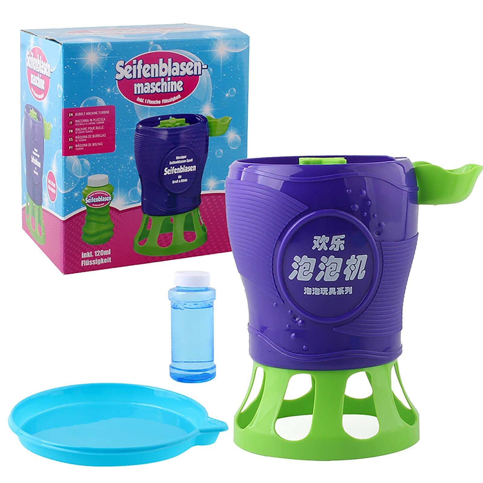 50Ml Bubble Machine Automatische Usb Oplaadbare Bubble Blower Lichtgewicht Draagbare Kinderen Bubble Maker Speelgoed Voor Outdoor: C