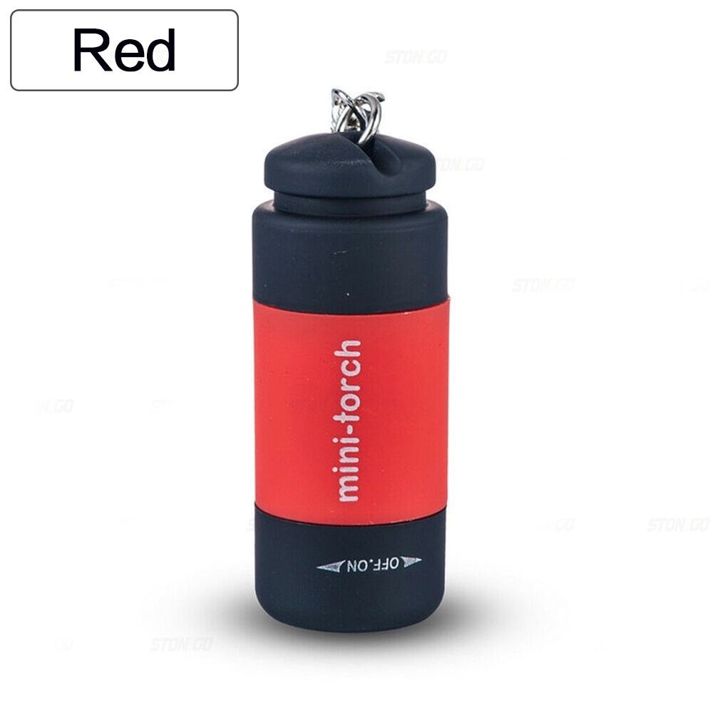 Mini-Schlüsselanhänger-Lampe, Schlüsselanhänger, Taschenlampe, USB wiederaufladbar, LED-Licht, Taschenlampe, Lampe, wasserdicht, Schlüsselanhänger-Licht, 1 Stück: RGB