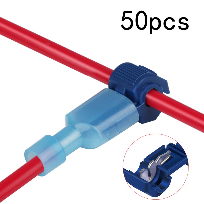50 Uds (25set) Snap Terminal de Cable de bloqueo de empalme de crimpado conector de Cable impermeable conector eléctrico rápido eléctricos conectores de Cable