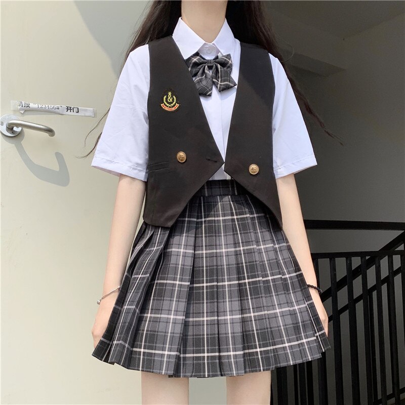 Japanese-Style College Style JK Uniform Waistcoat ... – Vicedeal