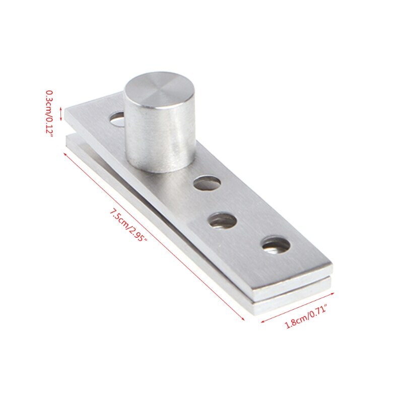 Up Down Shaft Stainless Steel Door Rotating Hinge Pivot 75/100mm 360 Degree