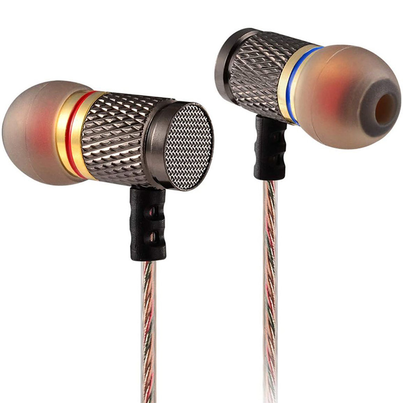 3,5 mm bedrade hoofdtelefoon In-ear hoofdtelefoon Bedrade oortelefoon met microfoon Bass Stereo oordopjes Sportheadset