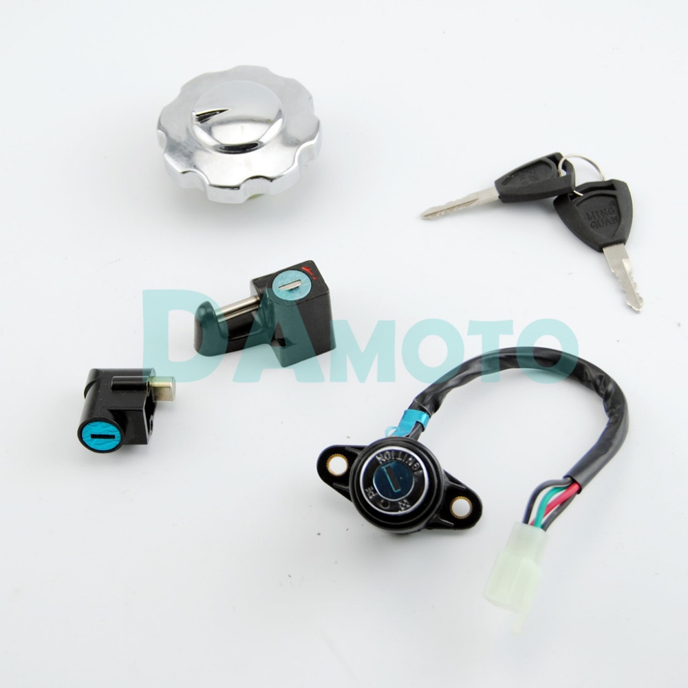 Voor Honda CG110 CG125 Aap sleutel Set Contactslot Steering Lock Tankdop