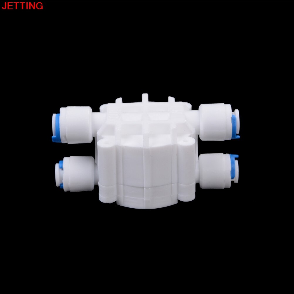 1pc 1/4" Port 4 Way Auto Shut Off Valve Suitable for most of the reverse osmosis water system