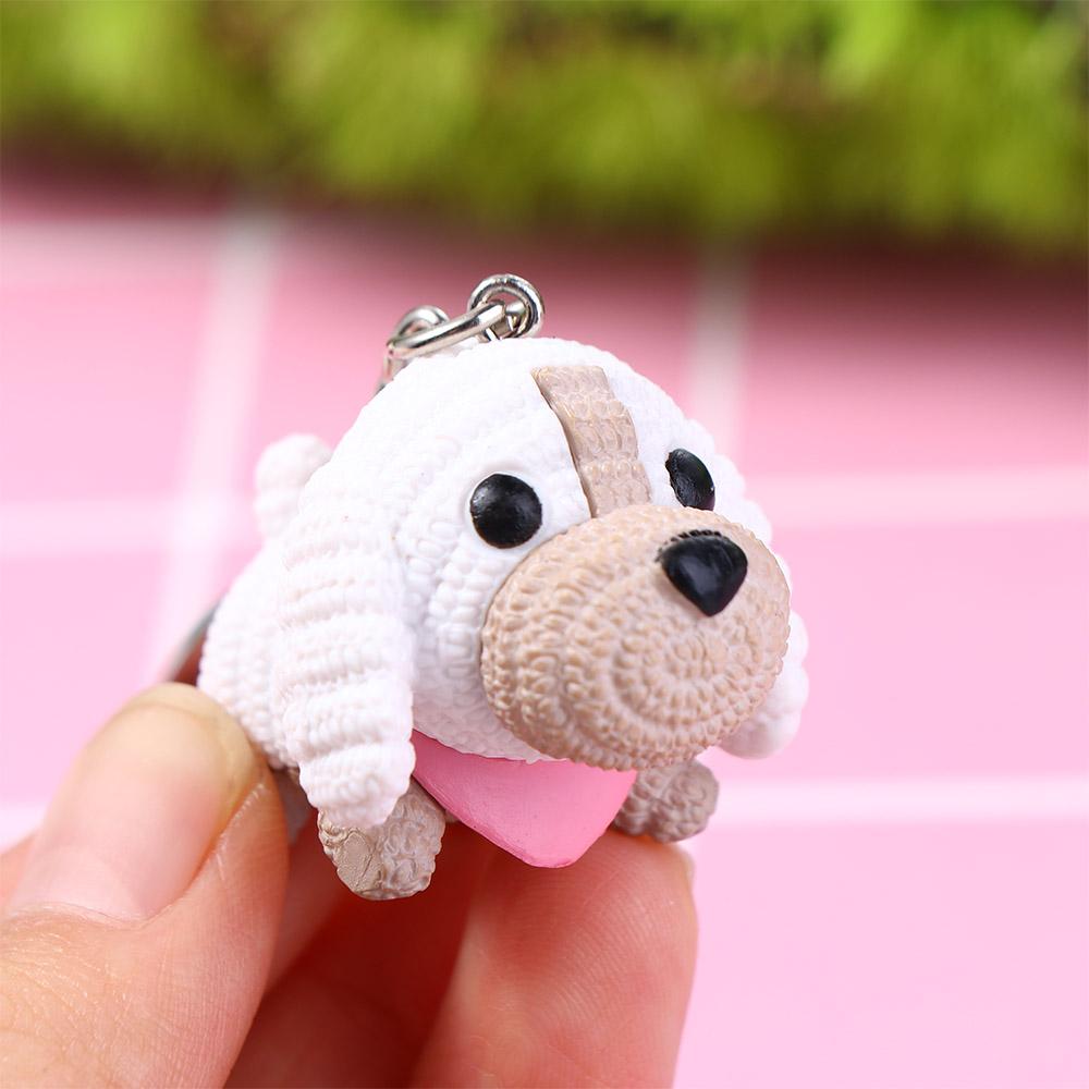 Accesorios interiores para bolsa, accesorios para llaves, bolsa de lana para perros, adornos, llavero de mascota para perro, colgante para bolso, llaveros de muñecos para perros