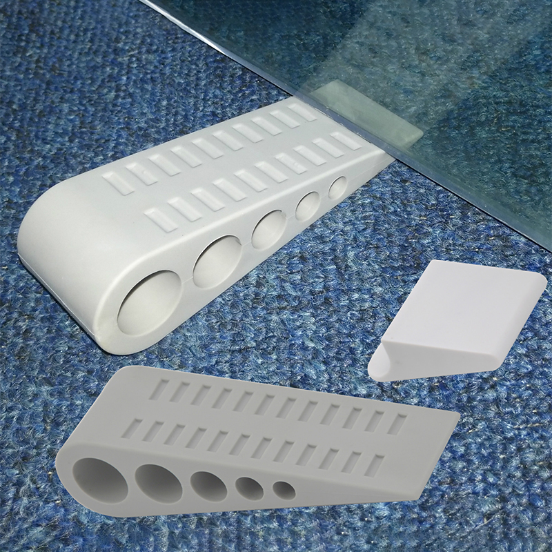 Nail-free Safety Rubber Door Stopper Wedge Security Door Stops Anti-bump Door Holder Gear Gate Resistance Door Stop Hardware