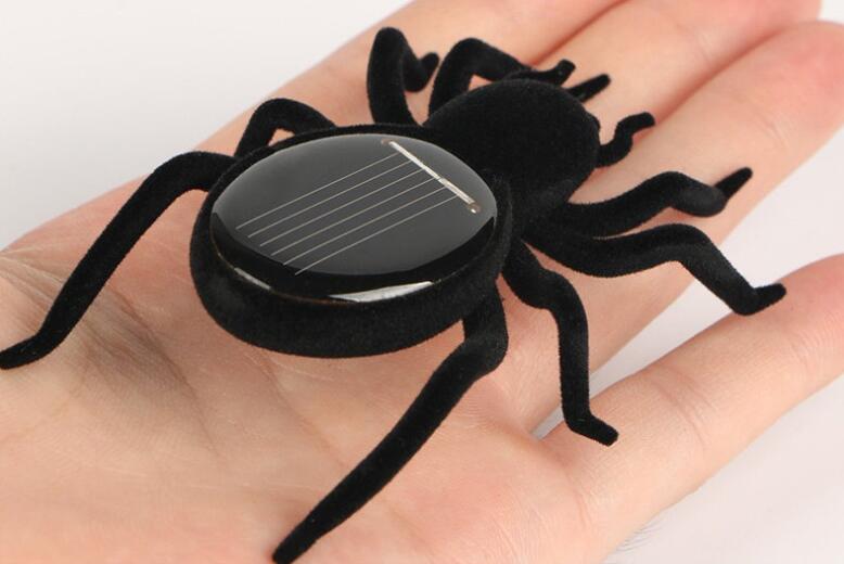 Solar grasshopper solar ragno insetto tartaruga granchio auto solare giocattolo solare formica scarafaggio scuola elementare science education toy: spider