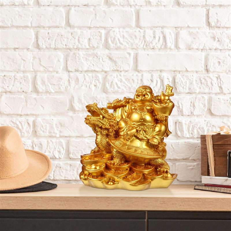 1Pc Lachende Boeddha Duurzaam Welvaart Mooie Lachende Boeddha Maitreya Boeddha Sculptuur Feng Shui Boeddha Kantoor Kamer Thuis