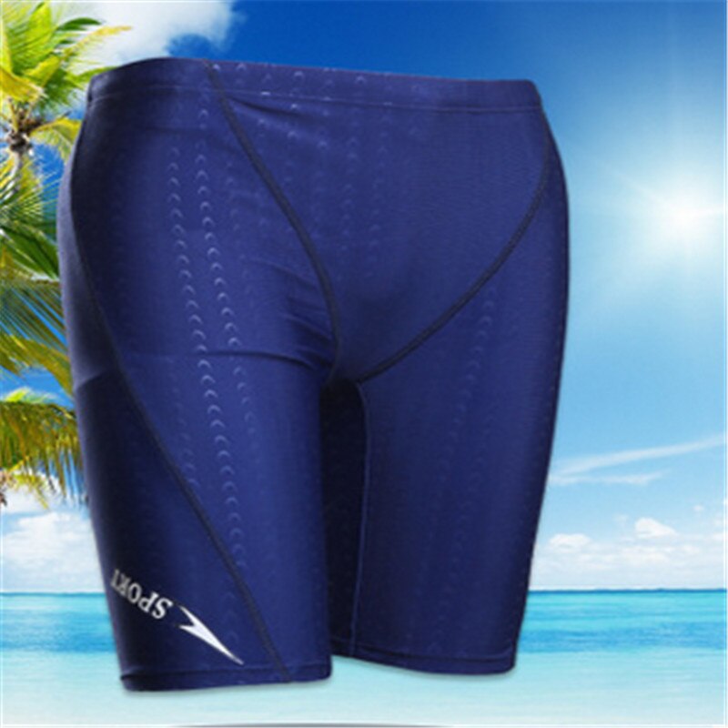 Swimming Racing Trunks Summer FIT MEN'S SHARKSKIN PATTERN TRAINING RACING... – Grandado