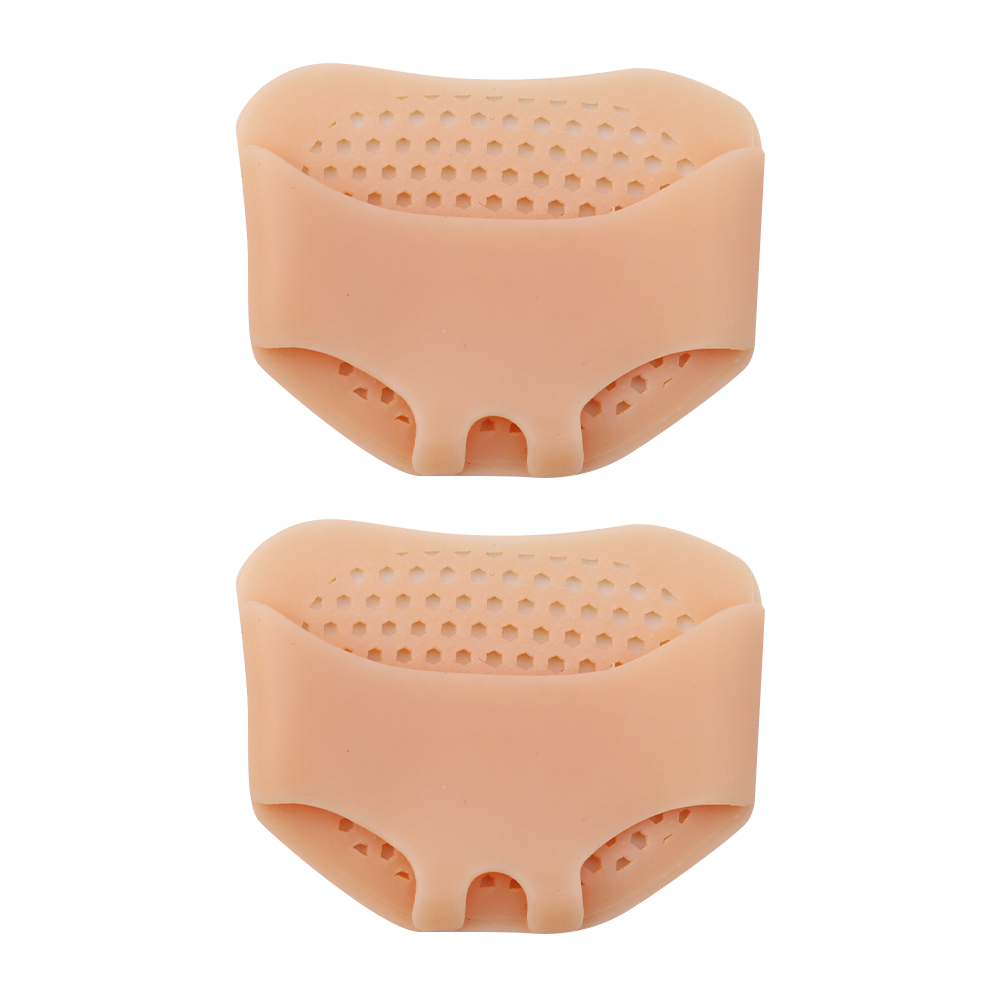 Pexmen 2Pcs Metatarsal Pads Ball of Foot Cushions Gel Forefoot Pad for Metatarsalgia Pain Relief Mortons Neuroma and Callus: light yellow