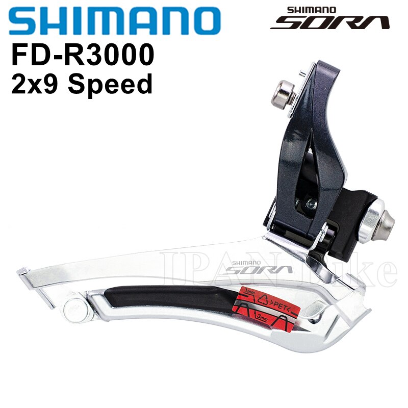 Shimano SORA R3000 Road Bike Front Derailleur FD R3000 Bike Derailleru Band Mount 31.8mm 34.9mm Braze on 2x9s FD-R3000 2v 9v