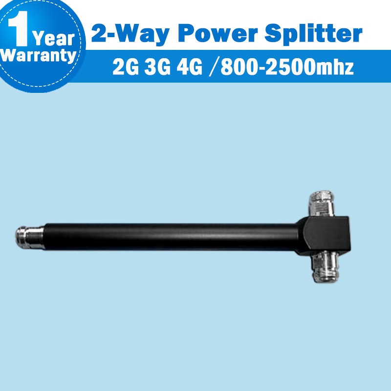 2-Way Power Splitter 800-2700Mhz Voor 2G 3G 4G Signaal Booster Versterker Met N Vrouwelijke Connector Holte Power Divider Antenne