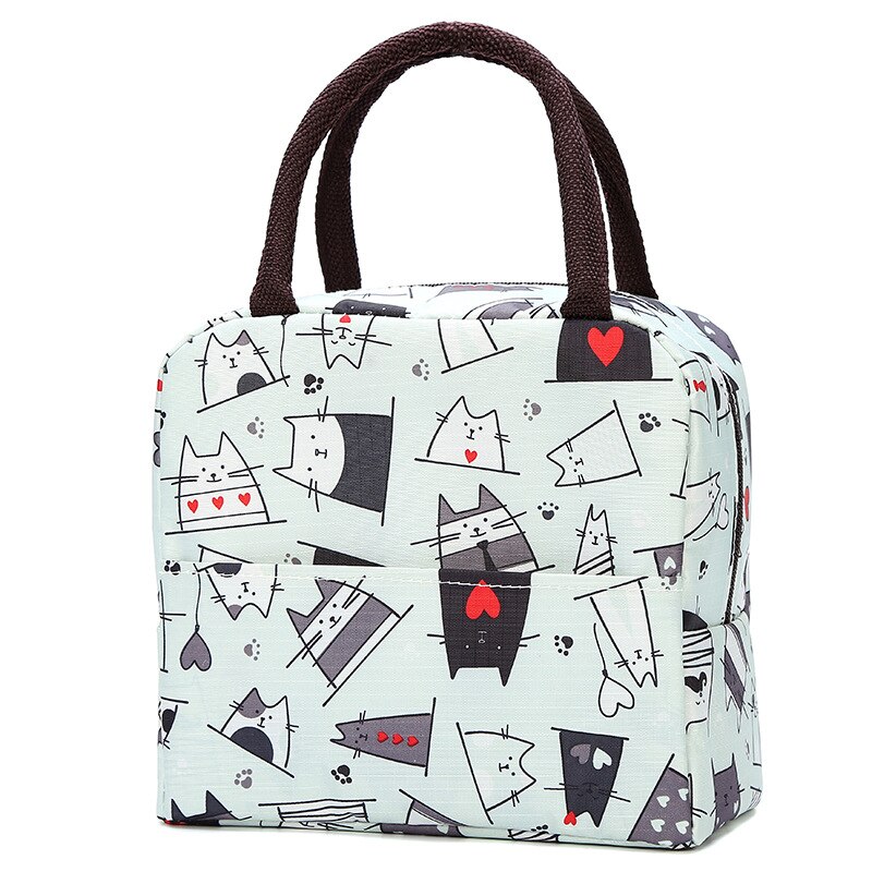 Geïsoleerde Lunch Zakken Thermische Vrouwen Picknick Tote Voedsel Doos Zakken Thermo Pouch Verse Houden Voedsel Container Lunchbox Tassen