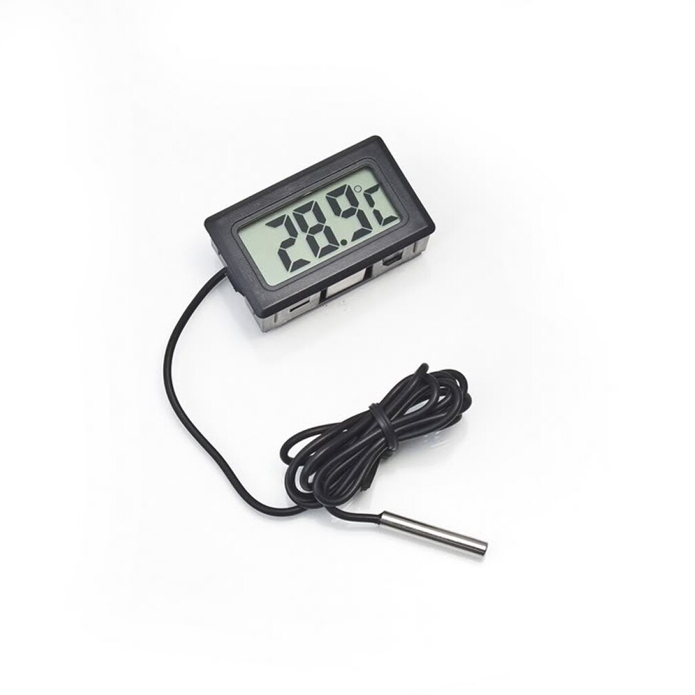 1Pc LCD Digital Thermometer for Freezer Temperature -50~110 degree Refrigerator Fridge Thermometer 1m line Length