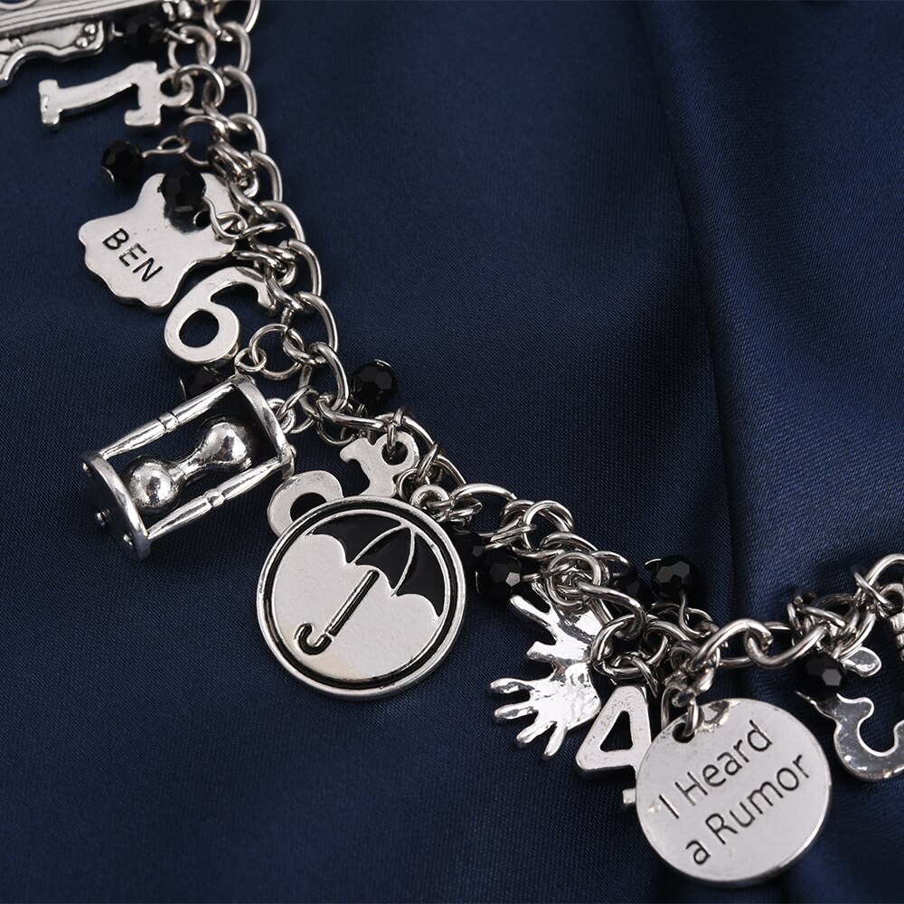 Harong Vrouwen Bedelarmband Paraplu Academy Trendy Sieraden Voor Paar Vriend Ketting Armbanden Nummer Paraplu Leuke Ghost Hanger