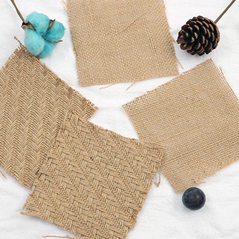 Hand-woven Hemp Rope Mat & Placemats Cloth INS Photography Props for Fruit Food Photo Studio Background Accessories Fotografia