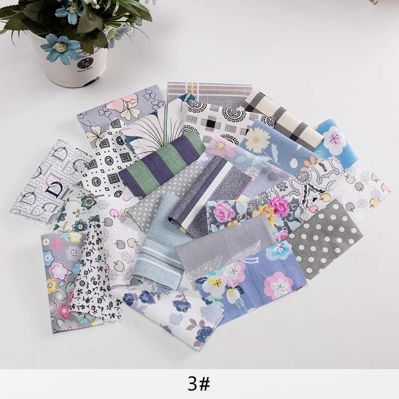 25 Stuks 10*10Cm Bloemen Katoen Patchwork Stof Kerst Bedrukte Stof Voor Naaien Quilt Ambachten TJ0550: 3