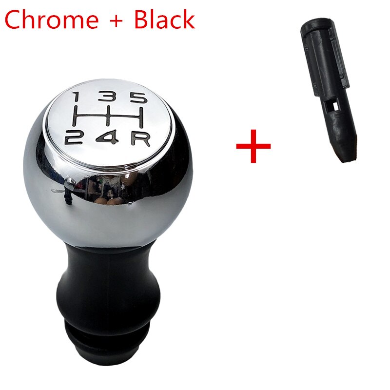 Levier de Changement de Vitesse Chromé Mat, Manette pour Voiture Peugeot 106 206 306 406 107 207 307 407 301 308 3008 C2 C3 C4: Chrome Sleeve