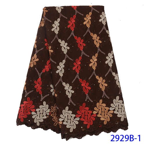 Afrikanischen stoff spitze , Neueste Grün Baumwolle spitze mit Diamanten, spitze Afrikanischen stoff für frauen KS2929B-4: Bild 1