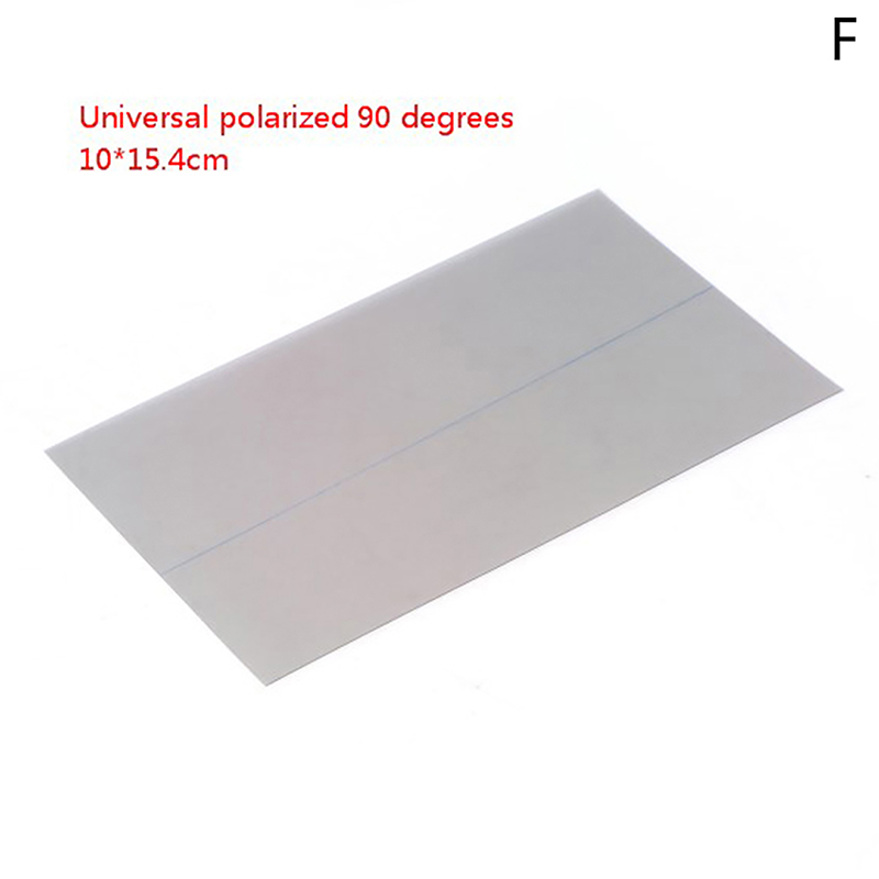 Various Sizes Polarizing Film Polarizer Watch Multimeter Calculator LCD Display Repair Polarization 0 Degree/90 Degree: Yellow