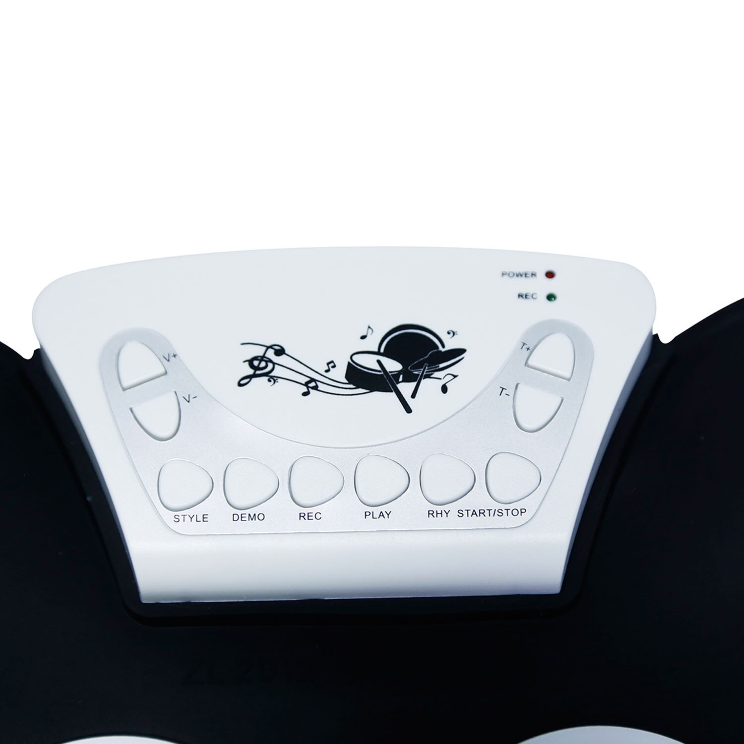 Flgt -w758 digitale draagbare 9- pad muziekinstrument elektronische oprolbare drumkit