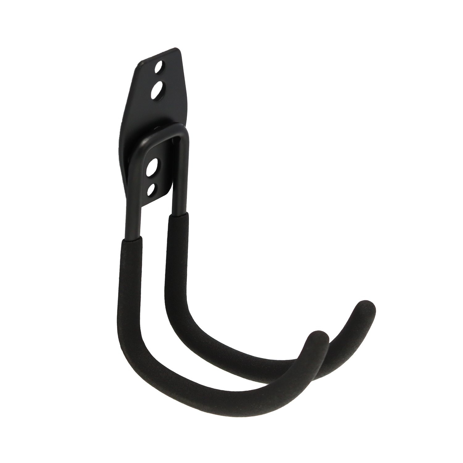 Garage Hooks Heavy Duty Metal Hook Warehouse Wall Mount Organizer Hanger Hooks Anti-slip Storage Hook for Ladders Garden Tool: Black E