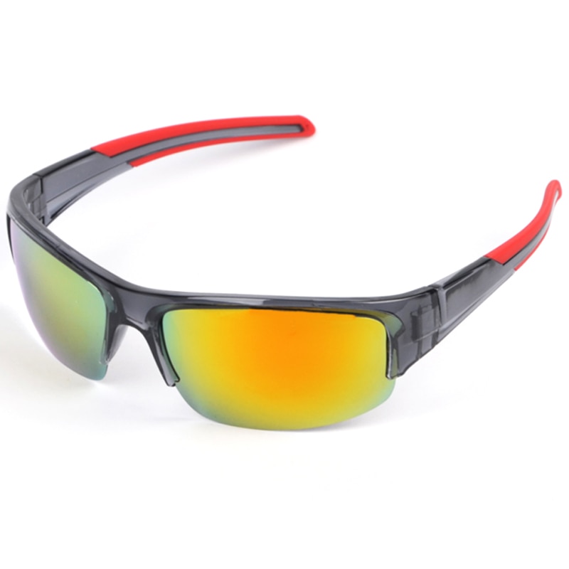 TAGION Sport Polarized Sunglasses Men Rectangle Fishing Sun Glasses Hipster Goggles Outdoor Semi-rimless Glass Oculos De Sol