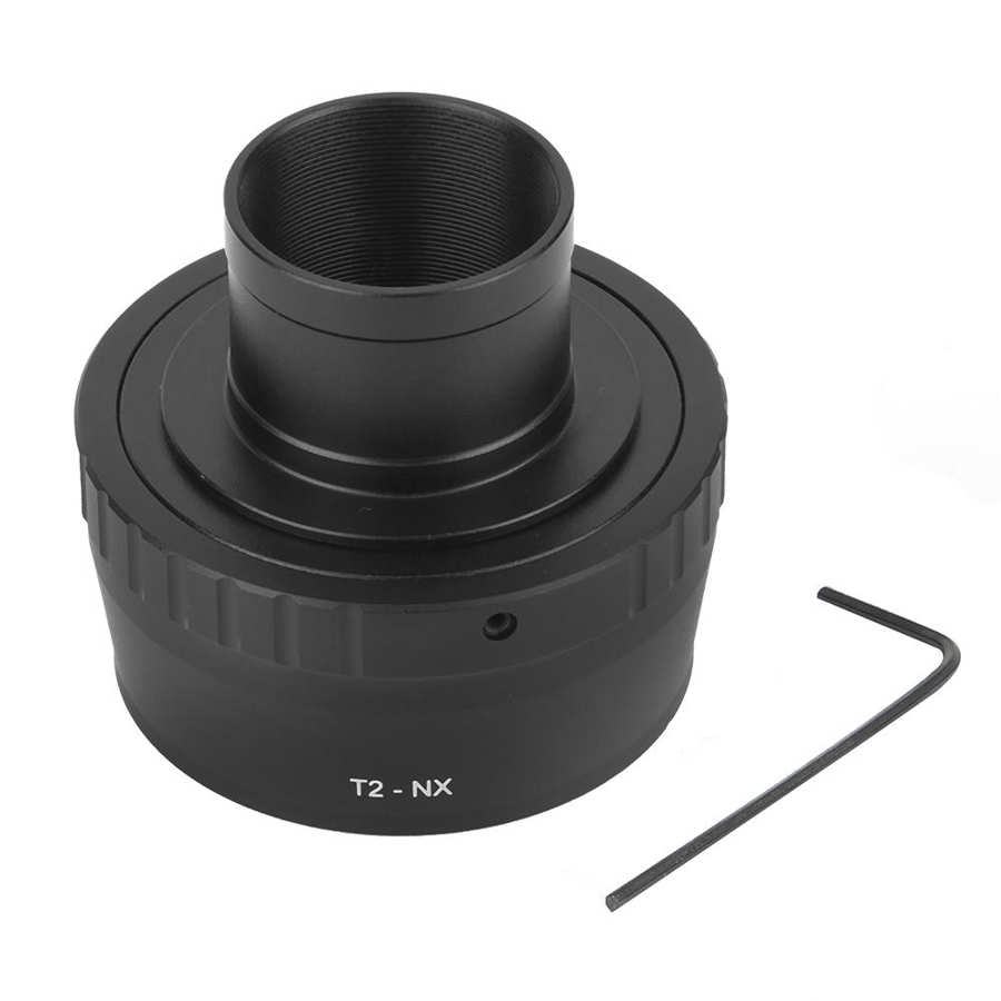Filetto dell&#39;anello M42 * 0.75mm dell&#39;adattatore dell&#39;obiettivo della lega di alluminio T2-NX per il telescopio da 1.25 pollici per adattarsi per le macchine fotografiche del supporto di Samsung NX