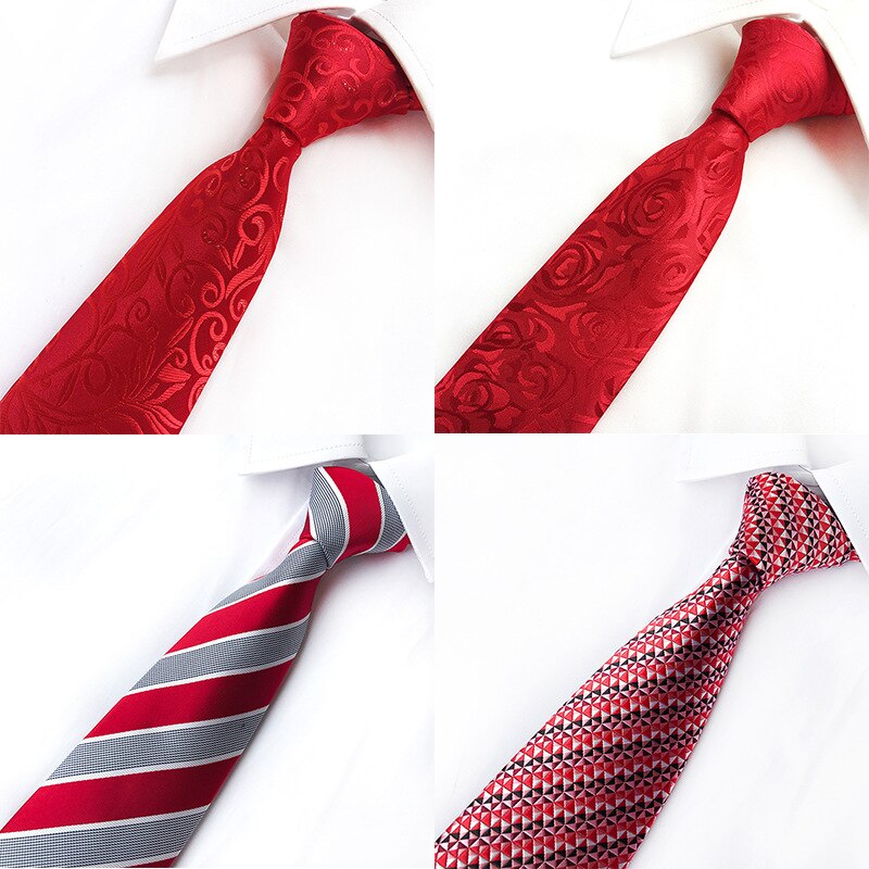 8Cm Polyester Ties Voor Mannen Formele Zakelijke Hals Tiies Huwelijkscadeau Voor Mannen Stropdas Bruidegom Party Das