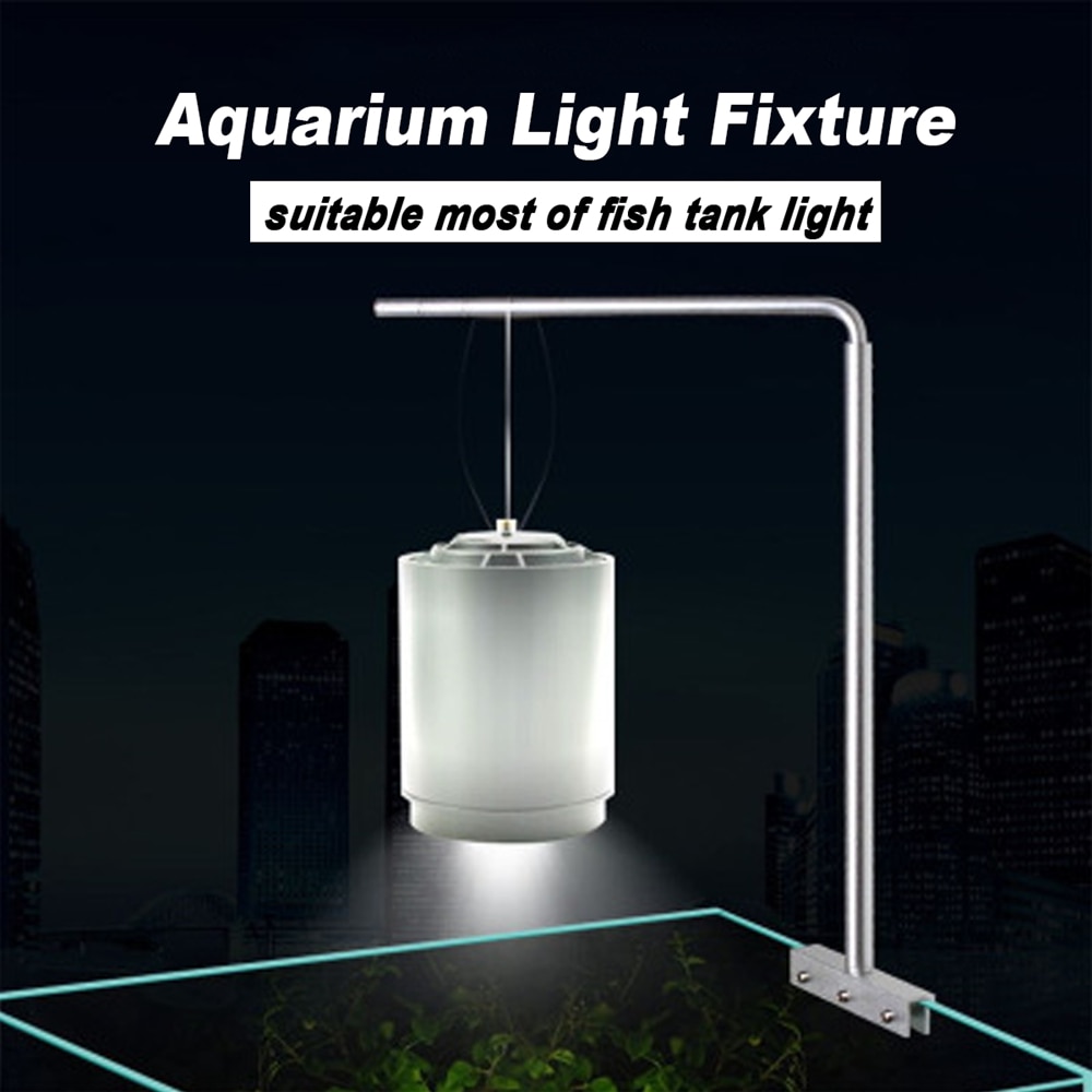 Soporte Universal de lámpara colgante de luz LED para acuario, accesorios de lámpara para acuario, suspensión de soporte de aluminio ajustable
