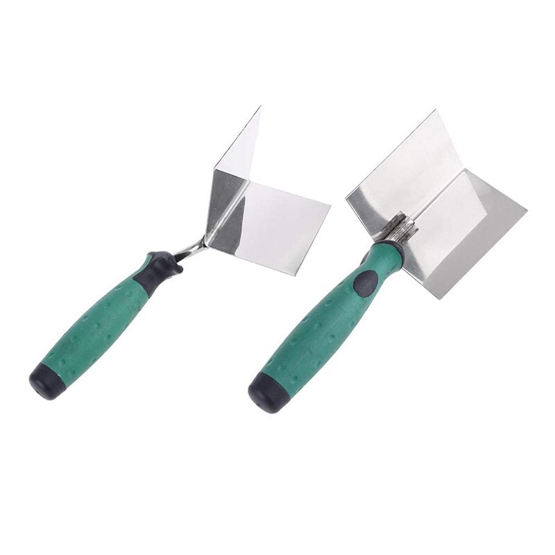 Drywall Inside &amp; Outside Corner Tool Flexes 90 Degree Corner Mudding Finish Tool Corner Trowel Ergonomic Grip Tool