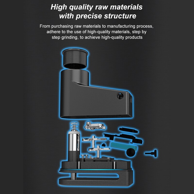 Fingerprint App Bluetooth Smart Disc Brake Lock Keyless Electric Bike Lock Biometric Bicycle Lock Smart Motorcycle Scooter Lock