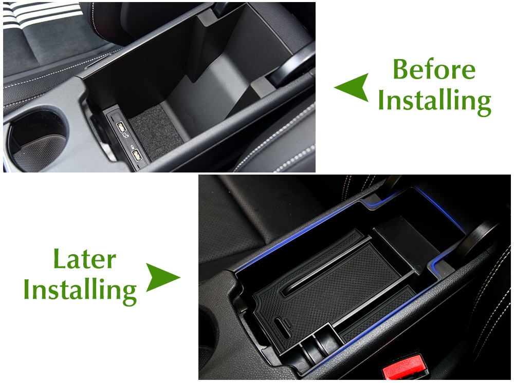 Auto Box for Mercedes Benz CLA GLA W176 A Class A180 W246 B Class -14 Central Armrest Storage Box Container Tray Organizer