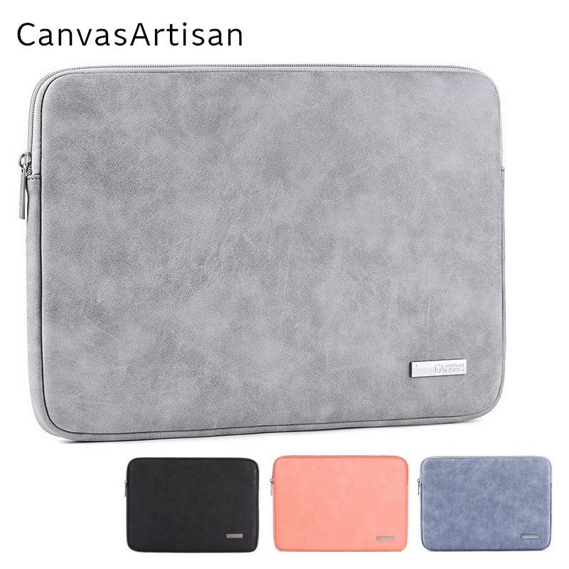 Brand PU Leather Bag For Laptop 13",14",15",15.6",Sleeve Case For Macbook Air Pro 13.3",15.4",Free L11-03