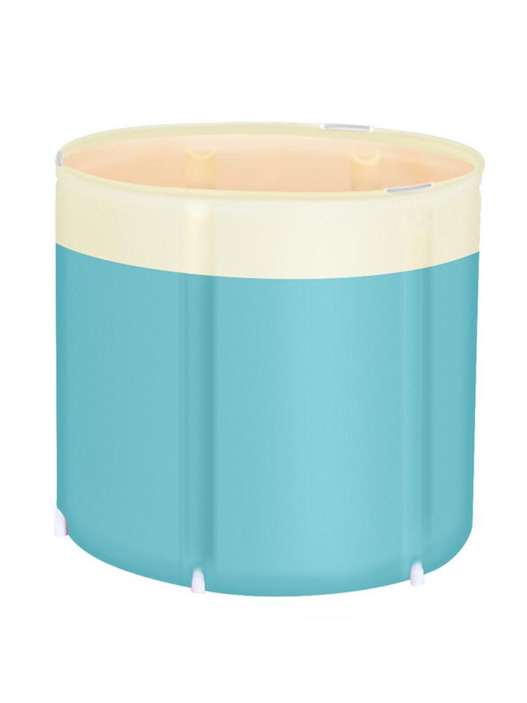 Perla ispessito Cotone Portatile Vasca Da Bagno Freestanding Pieghevole Spa Vasca da bagno Per Outsdoors Casa di Corsa