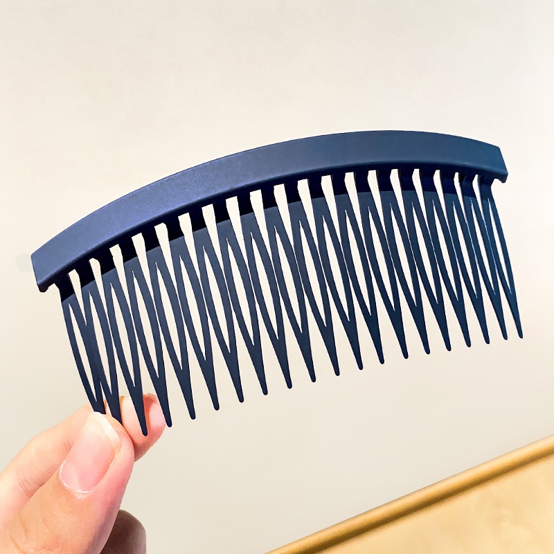 Grampo de cabelo fosco minimalista estilo coreano, franja feminina, estilo de cabelo, acessórios de cabelo elegantes e versáteis para uso diário: YELLOW