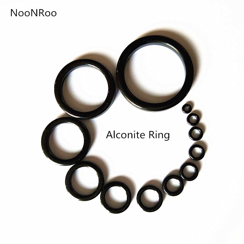 Anello guida Alconite Misura 2.5 # -50 # Anelli rotondi per guida di riparazione per canne da pesca Accessori per attrezzatura da pesca