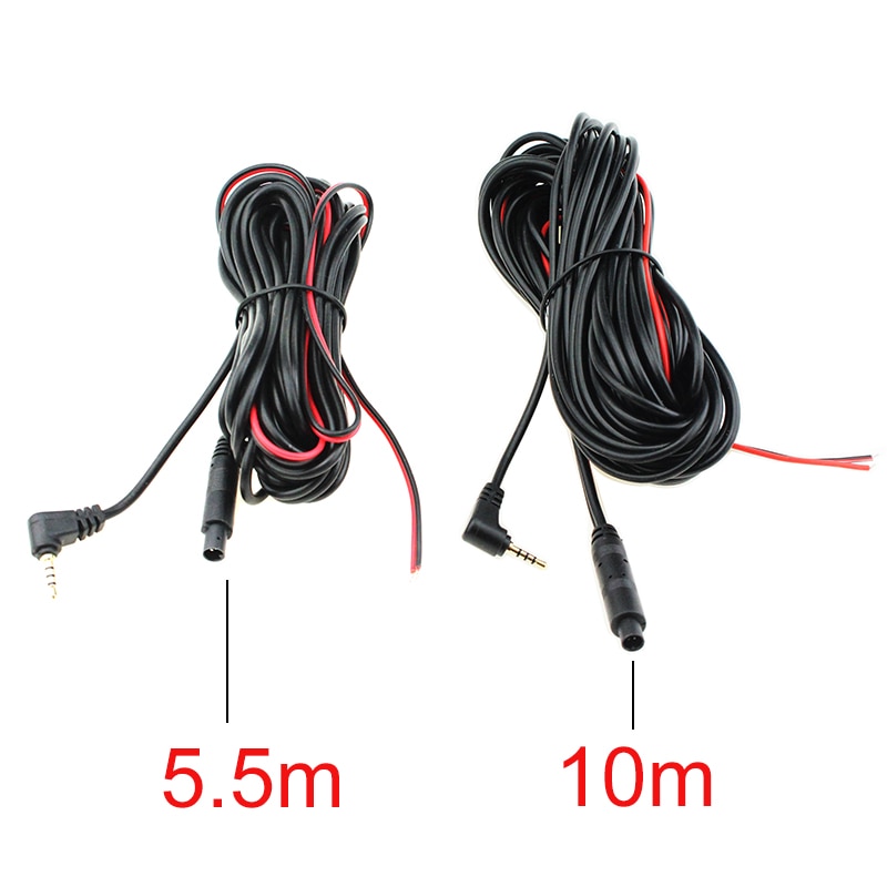 HaiSunny 5.5M 10M 15M 2.5mm TRRS Jack Connector To 4Pin Video Extension Cable For Truck/Van Car DVR Camera Reverse Camera