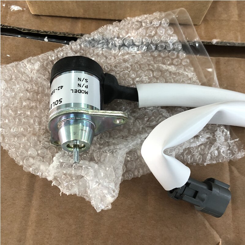 Voor Thermo King 42-100 Gekoelde Vrachtwagen Dieselmotor Brandstof Uitschakeling Stop Magneetventiel Yanmar 1500-3076