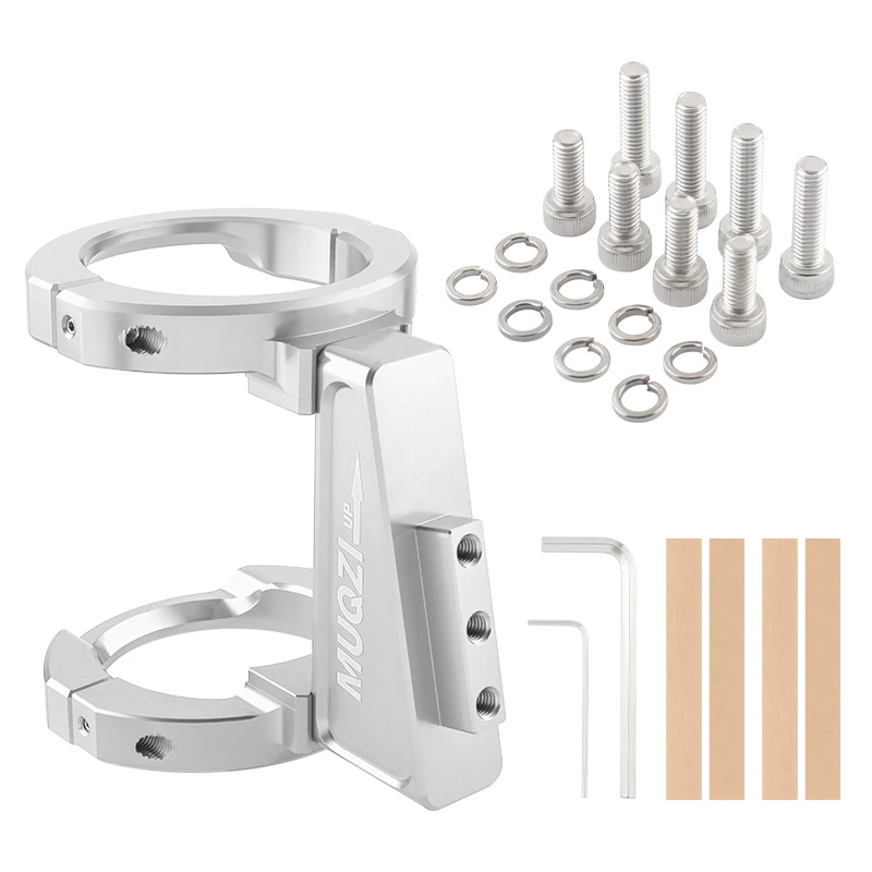 MUQZI Fiets Voortas Houder Voor Birdy Dahon SP8 412 Vouwfiets Voortas Carrier Mount Adapter: Bordeaux