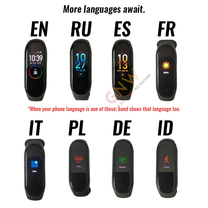 Originele Xiaomi Mi Band 4 Smart Band 4 Polsband Fitness Armband Music Control Armband Bluetooth 5 Amoled Kleur Touch Screen