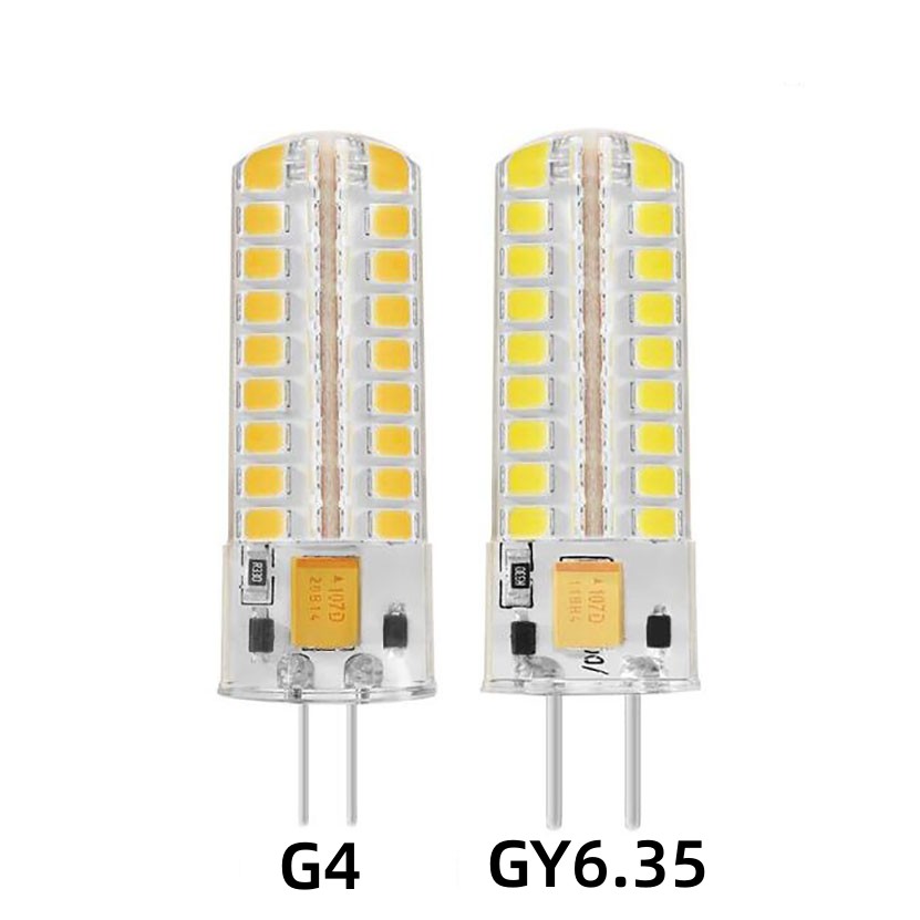 Dæmpbar  gy6.35 g4 led-lamper 12v 220v 7w 9w 12w majspære droplight lysekrone 2835 smd  g6.35 led bombillas lampe