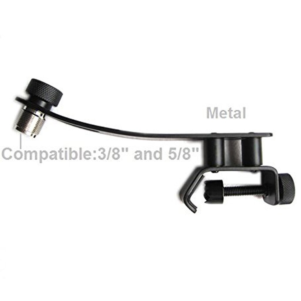 Universele Drum Microfoon Mic Clip Velg Snare Mount Shockproof