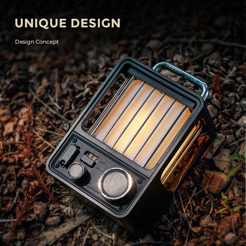 FLEXTAIL Retro Outdoor Camping Lamp Draagbare Villa Lantaarn Oplaadbare Vintage Foto Props Outdoor Camping Verlichting