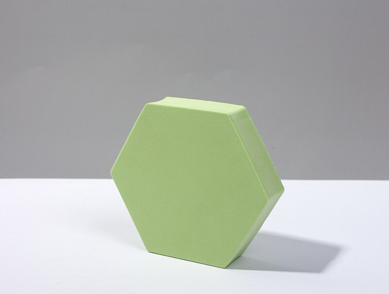 Reine Farbe eins Fotografie Foto Requisiten Schaum Geometrische Würfel Schießen Requisiten Für Fotografie Kulissen: Grün 9X2cm