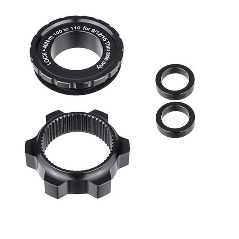 Center Lock Hub Boost Adapter,Center-Lock for 6-Hole, 15X100 to 15X110: Default Title