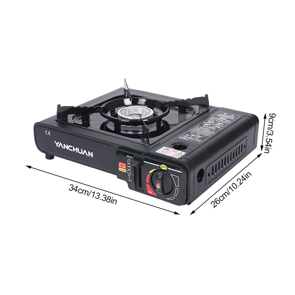 Outdoor Portable Field Stove Cassette Magnetic Fire Boiler Stove Adjustable Firepower Coalgas Gas Stove