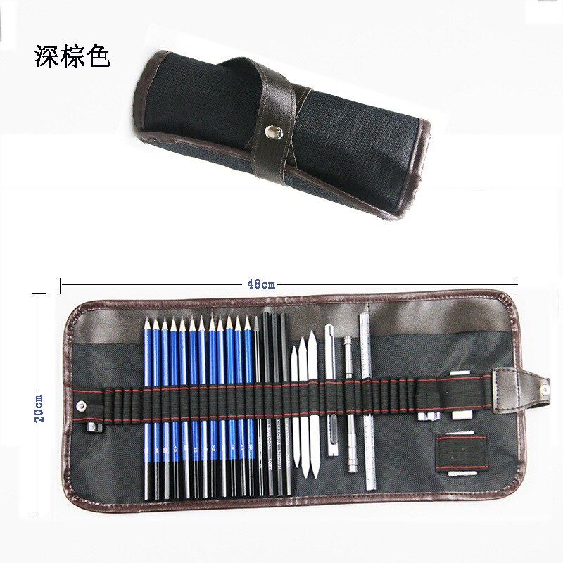 26 Pcs Sketch Drawing Pencil Set Beginners Drawing Supplies Tools Eraser Cutter Drawing Suit Art Kit Painter Students Art Supply